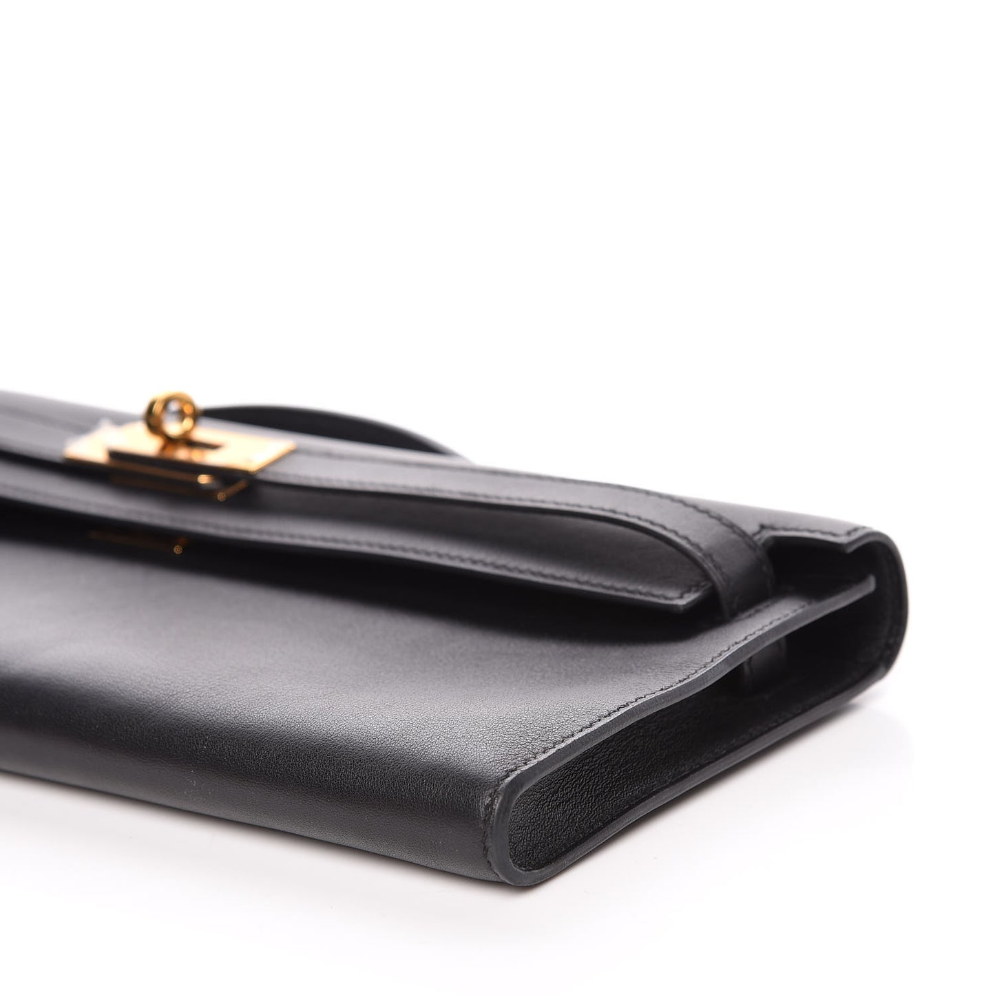 Swift Kelly Cut Clutch Pochette Black