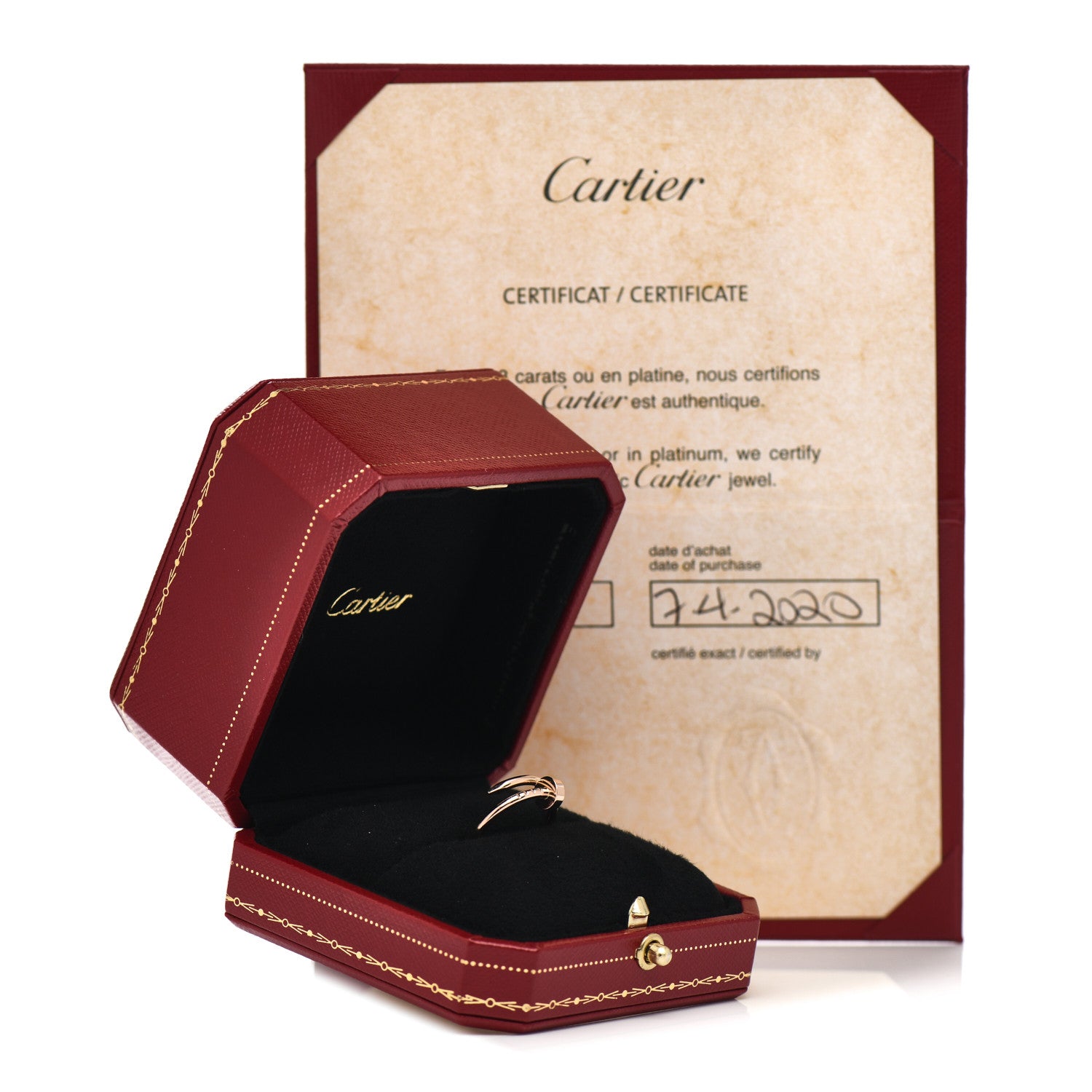 Cartier 18K Pink Gold Small Juste Un Clou Ring 51 5.75 5 of 5