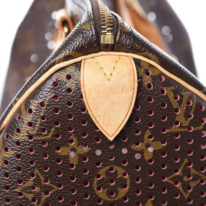 Louis Vuitton Monogram Perforated Speedy 30 Fuchsia 10 of 15