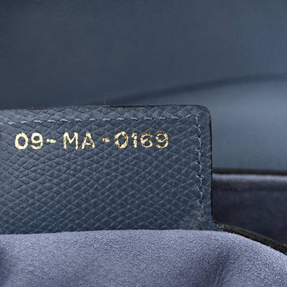 Christian Dior Grained Calfskin Saddle Bag Denim Blue 7 of 11