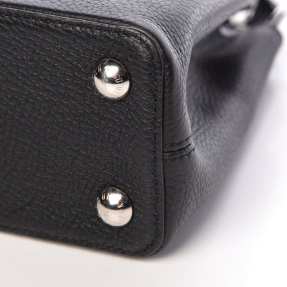 Louis Vuitton Taurillon Capucines BB Black 9 of 9