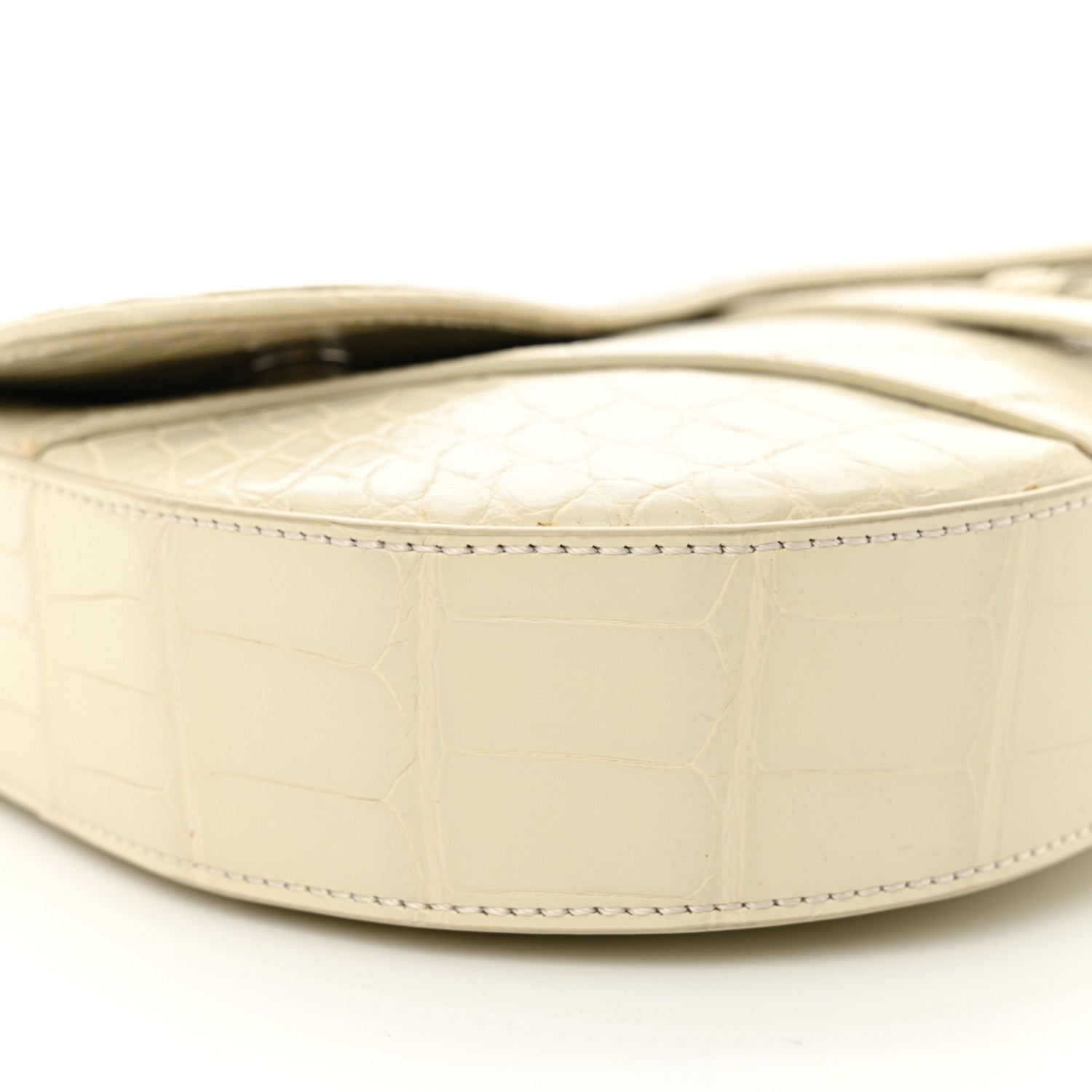 Christian Dior Crocodile Mens Saddle Bag 9 of 12