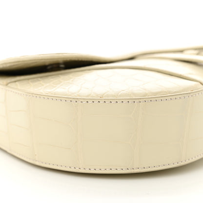 Christian Dior Crocodile Mens Saddle Bag 9 of 12