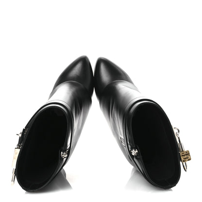 Givenchy Calfskin Shark Lock Ankle Boots 39 Black 2 of 11