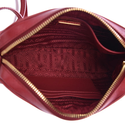 Prada Saffiano Mini Camera Crossbody Bag Rosso 7 of 9