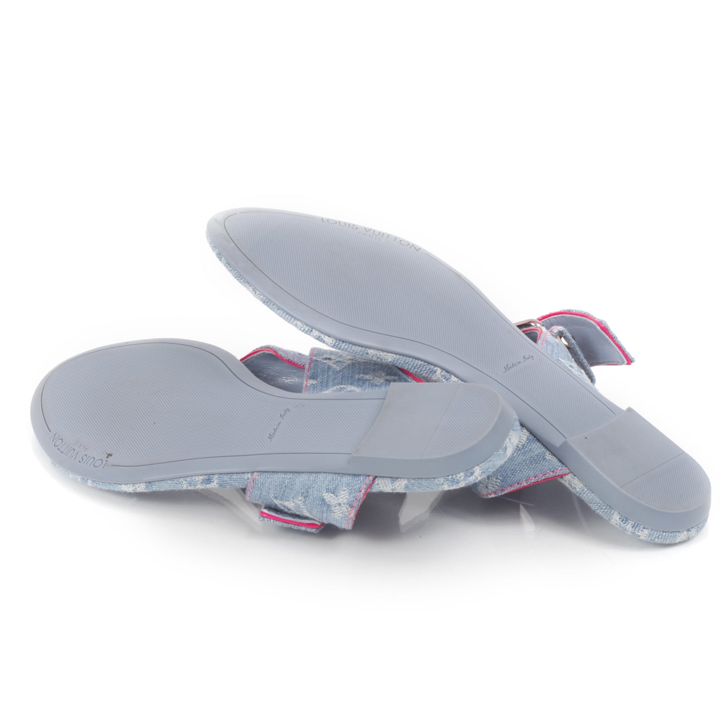 Bleached Denim Rosa Thong Sandals 37