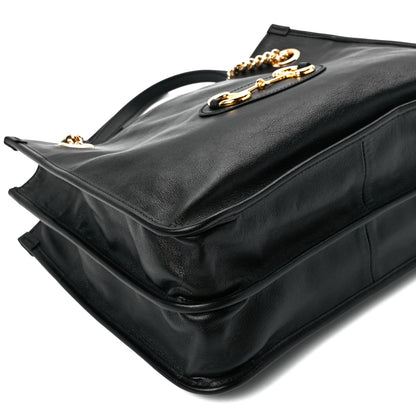 Gucci New Sakai Calfskin Lux Medium Horsebit 1955 Tote Bag Black 13 of 14