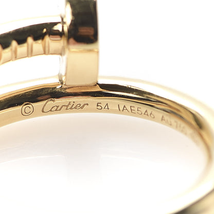 Cartier 18K Yellow Gold Juste Un Clou Ring 54 7 4 of 7