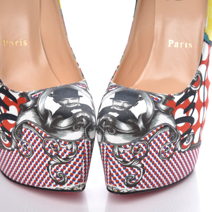 Christian Louboutin Fabric Loubi Print Daffodile 160 Pumps 37 Multicolor 8 of 10