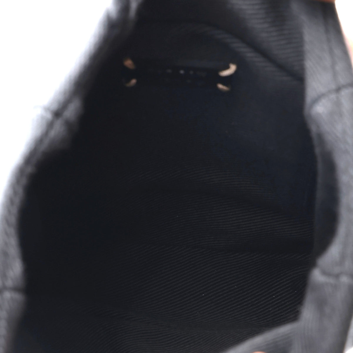 Cotton Twill Cecily Top Handle  Black