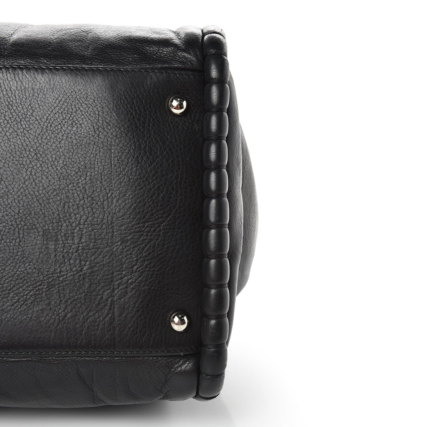 Chanel Calfskin Coco Bengal Open Accordion Tote Black 13 of 13