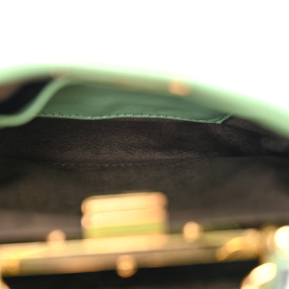 Fendi Shiny Nappa Micro Peekaboo Iconic Satchel Verde Acqua 6 of 11