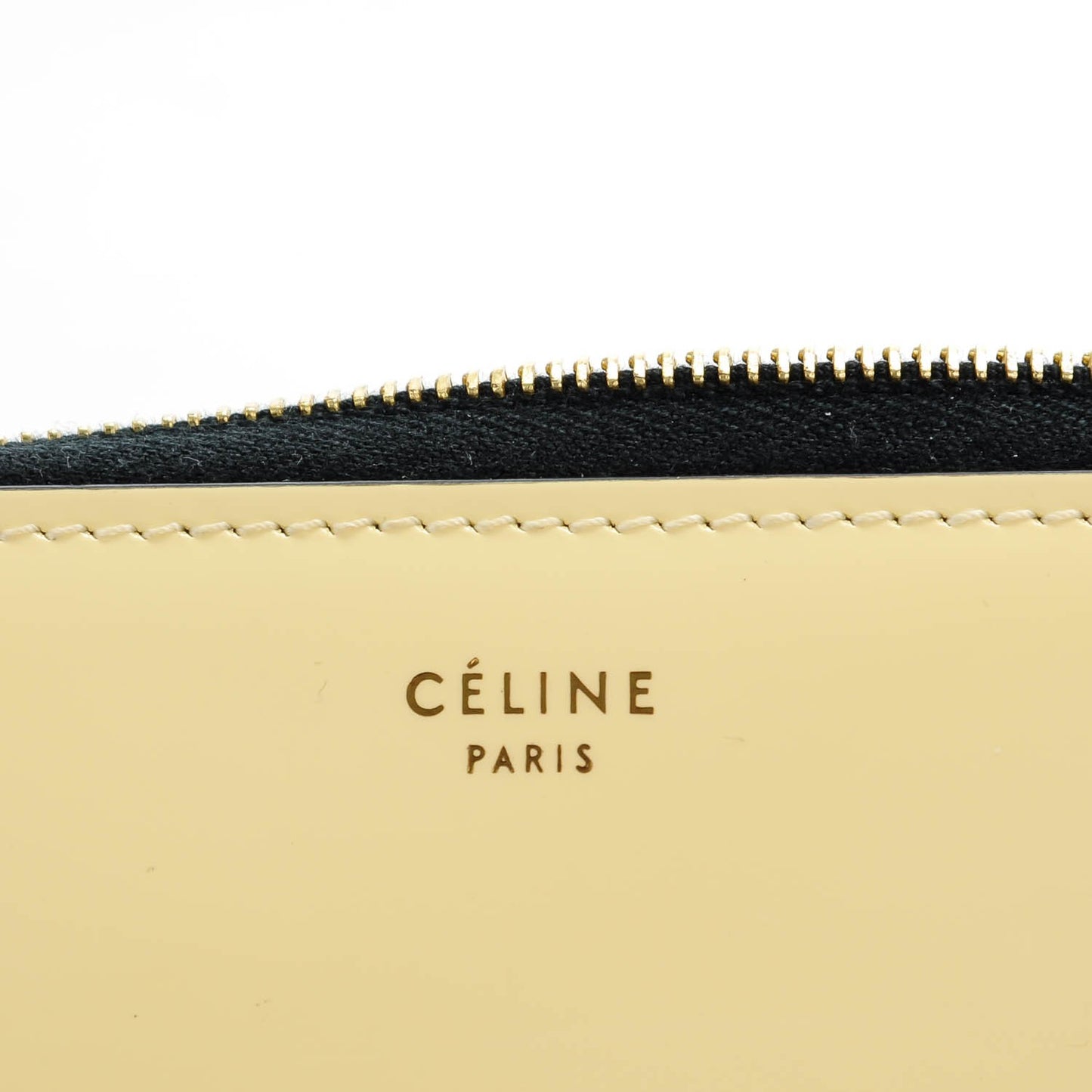 Spazzolato Calfskin Large Zip Around Multifunction Wallet Yellow