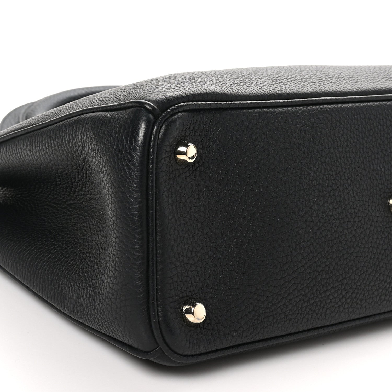 Christian Dior Bullcalf Medium Diorissimo Tote Black Rose Indien 9 of 10