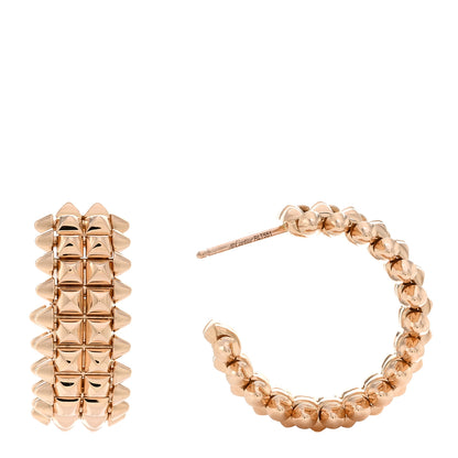 Cartier 18K Pink Gold Clash de Cartier Double Row Earrings 1 of 4