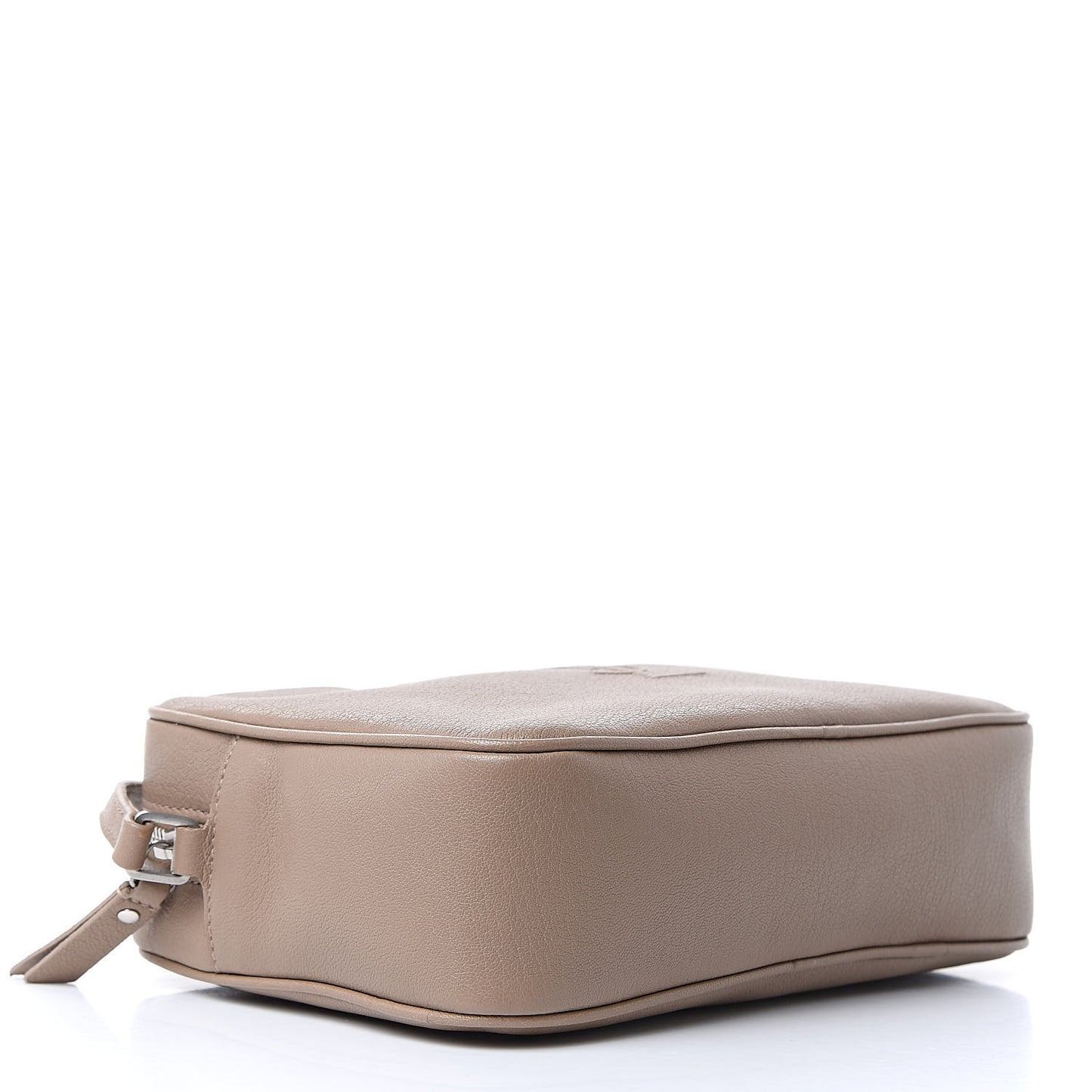 Lambskin Monogram Small Lou Camera Bag Dark Beige