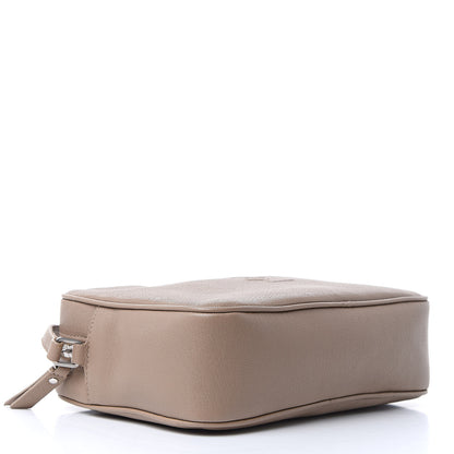 Saint Laurent Lambskin Monogram Small Lou Camera Bag Dark Beige 4 of 9