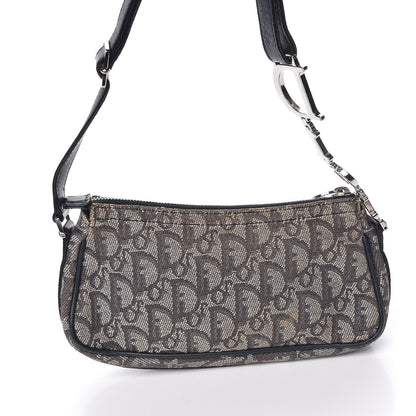 Christian Dior Monogram Shoulder Bag Pochette Blue 12 of 15