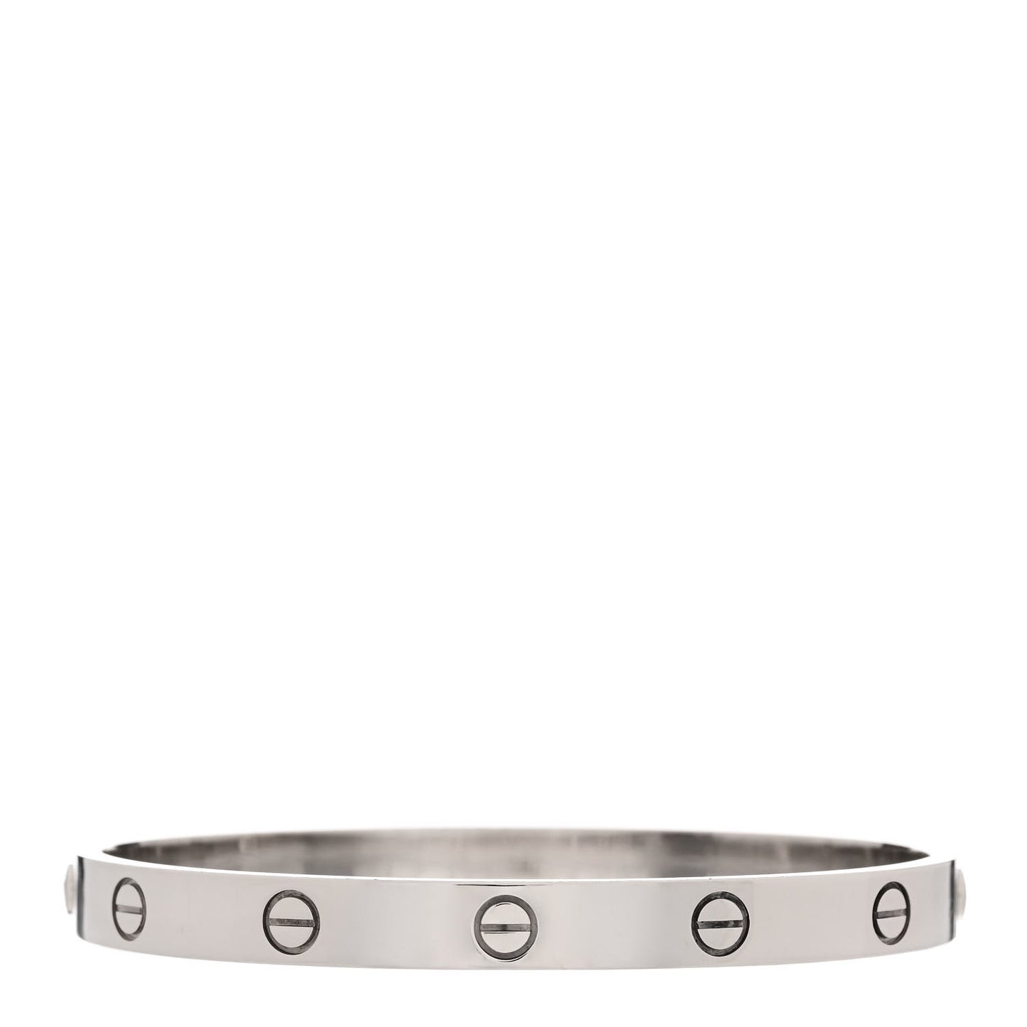 18K White Gold LOVE Bracelet 18