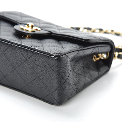 Chanel Caviar Quilted Mini Square Flap Black 6 of 9