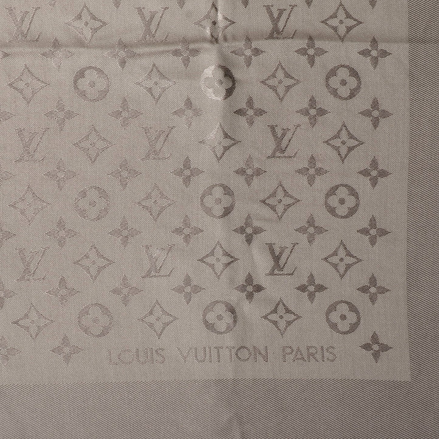 Silk Wool Monogram Shawl Verone