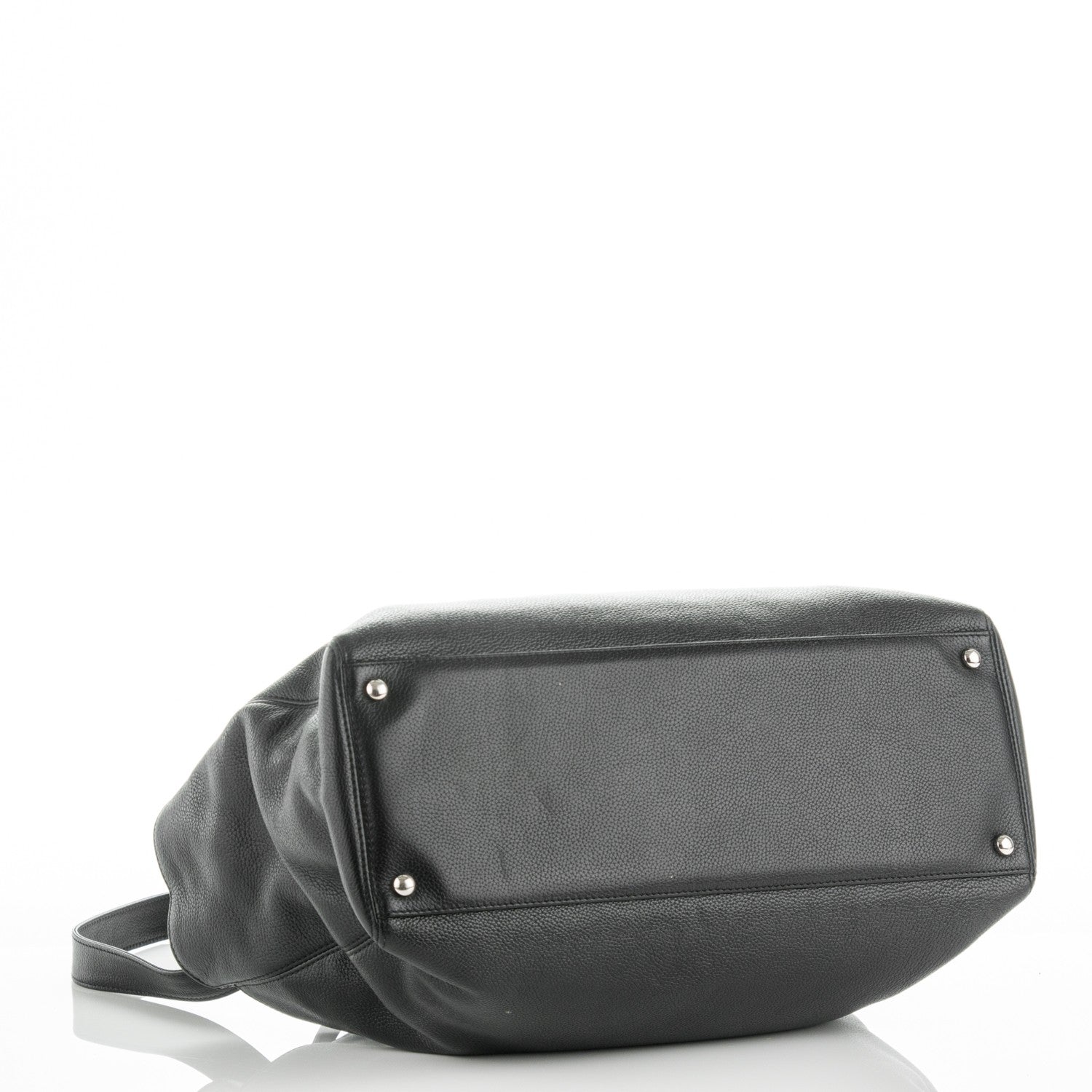 Chanel Calfskin Cerf Executive Shopper Tote Black 4 of 9