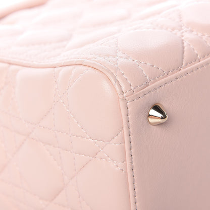 Christian Dior Lambskin Cannage Medium Lady Dior Light Pink 8 of 13