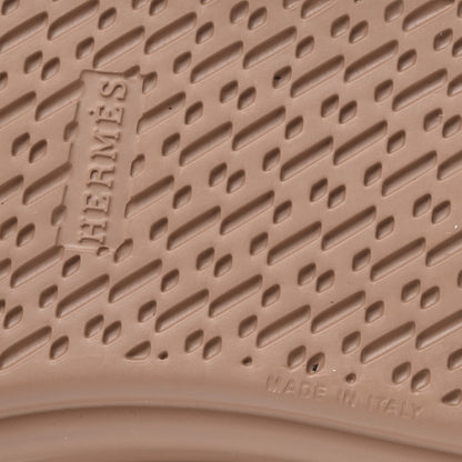 Hermes Calfskin Womens Happy Sneakers 37.5 Rose Perle 7 of 11