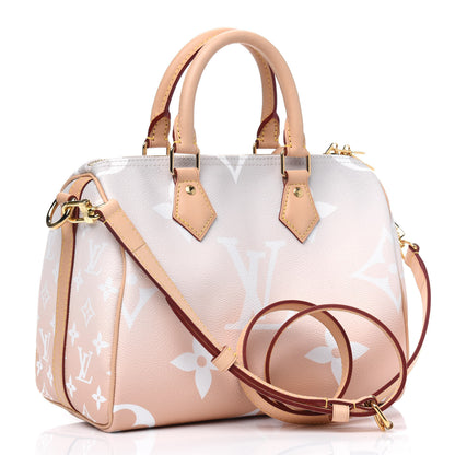 Louis Vuitton Monogram Giant By The Pool Speedy Bandouliere 25 Brume 2 of 3