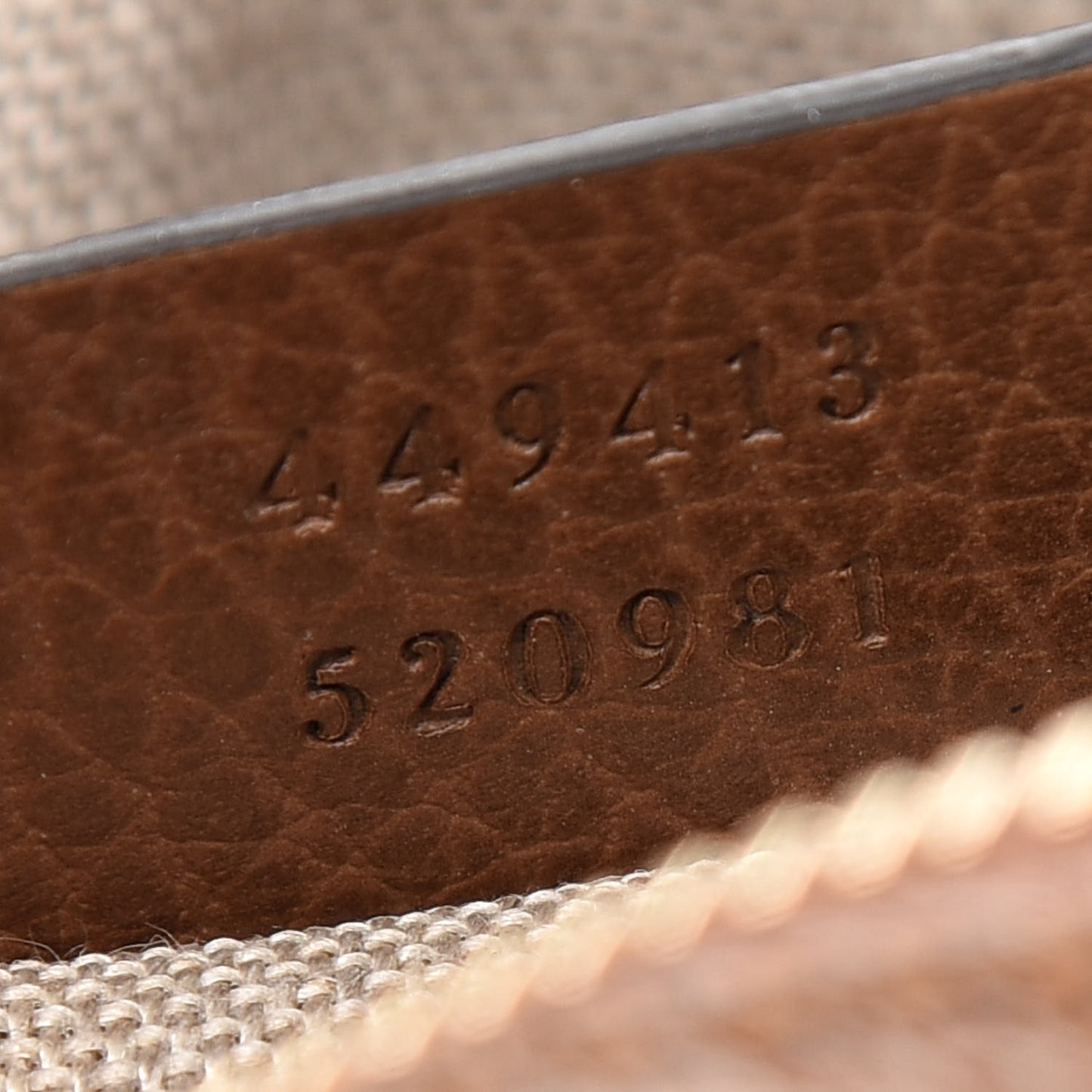 Monogram Mini Bree Messenger Bag Beige Tabacco
