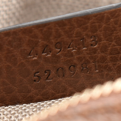 Gucci Monogram Mini Bree Messenger Bag Beige Tabacco 7 of 9