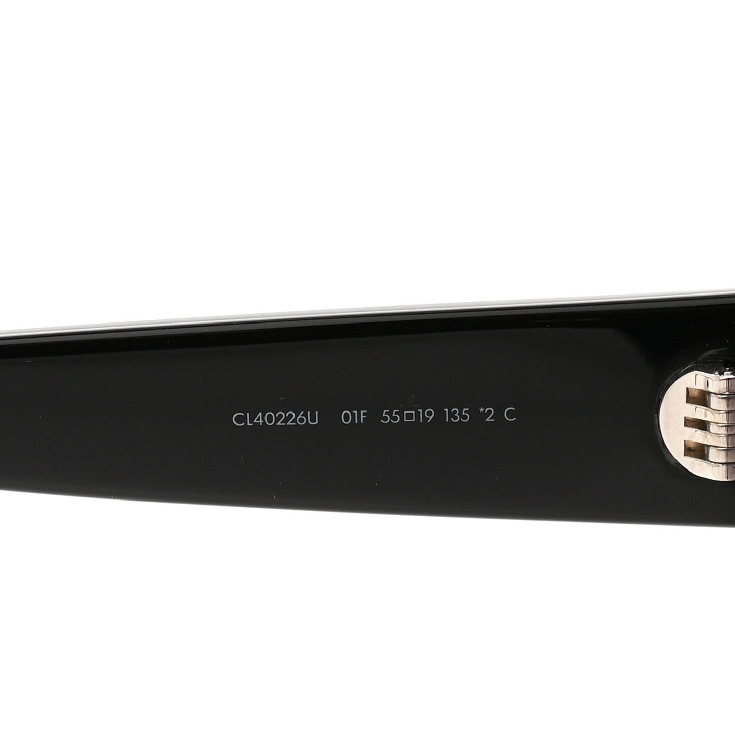 Acetate Triomphe 01 Square Sunglasses CL 40226U Black