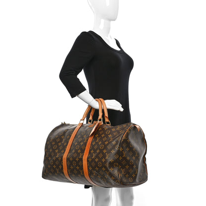 Louis Vuitton Monogram Keepall 50 2 of 16