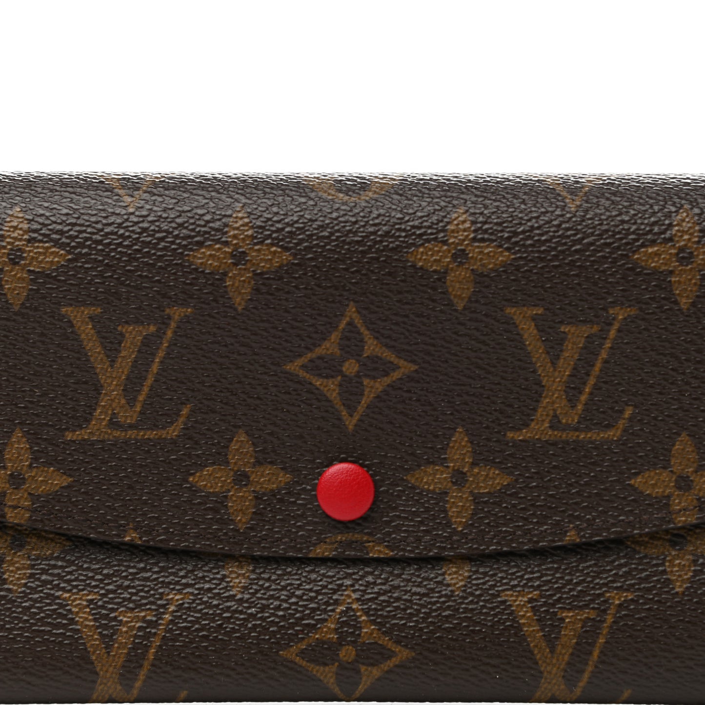Monogram Emilie Wallet Red