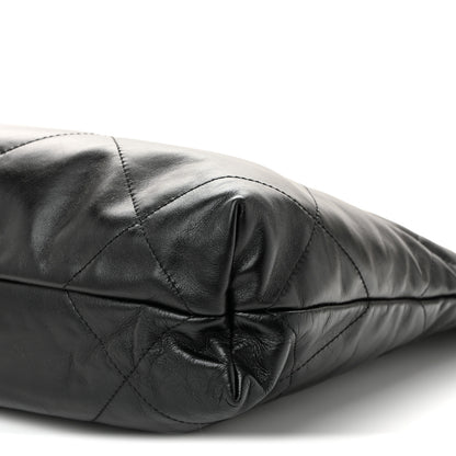 Chanel Shiny Calfskin Quilted Small Chanel 22 Black 11 of 11