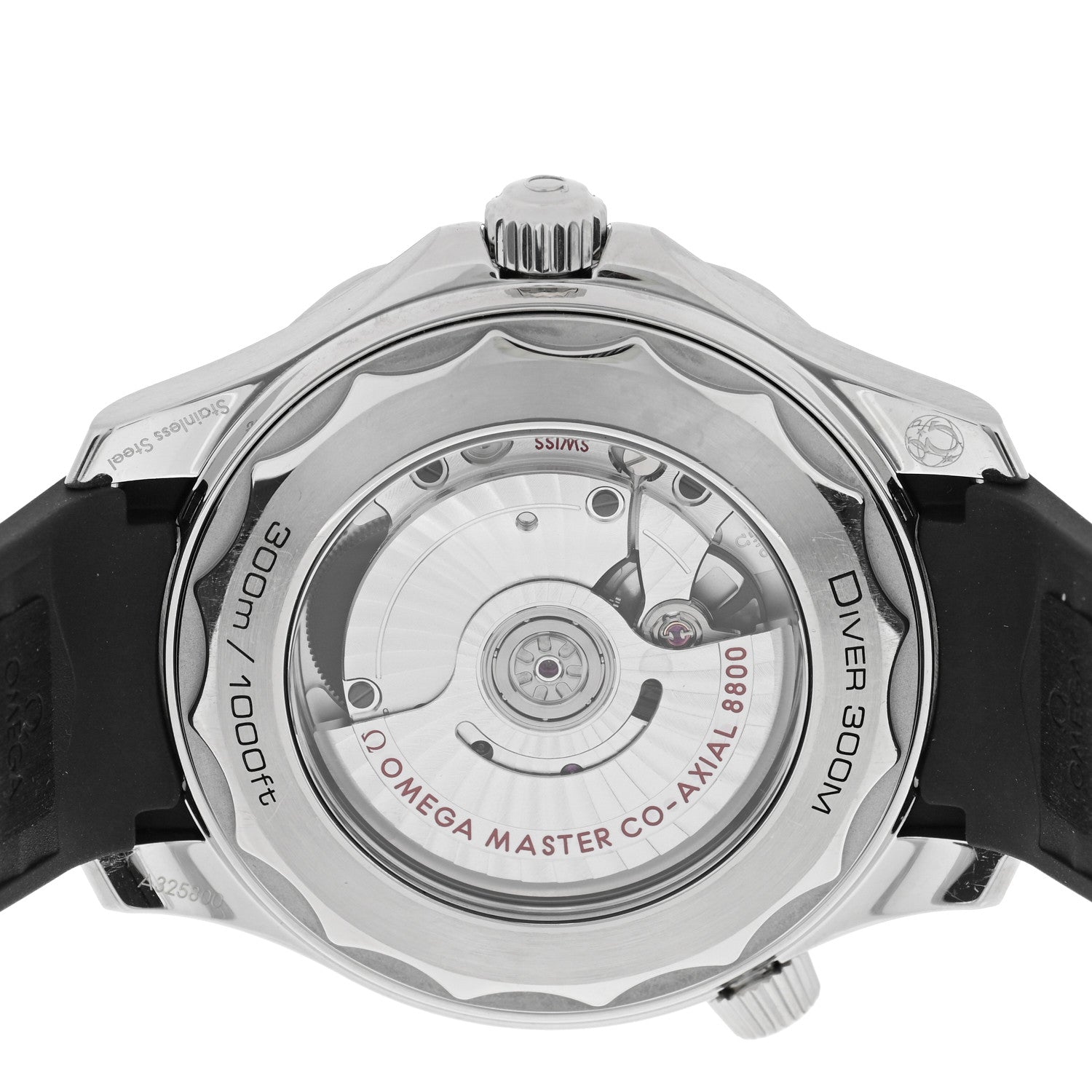 Omega Stainless Steel Rubber 42mm Seamaster Diver 300M Co-Axial Master Chronometer Automatic Watch Black 210.32.42.20.01.001 4 of 5