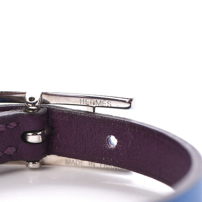 Hermes Swift Behapi Simple Tour Bracelet XS Ultraviolet Bleu Hydra 5 of 7
