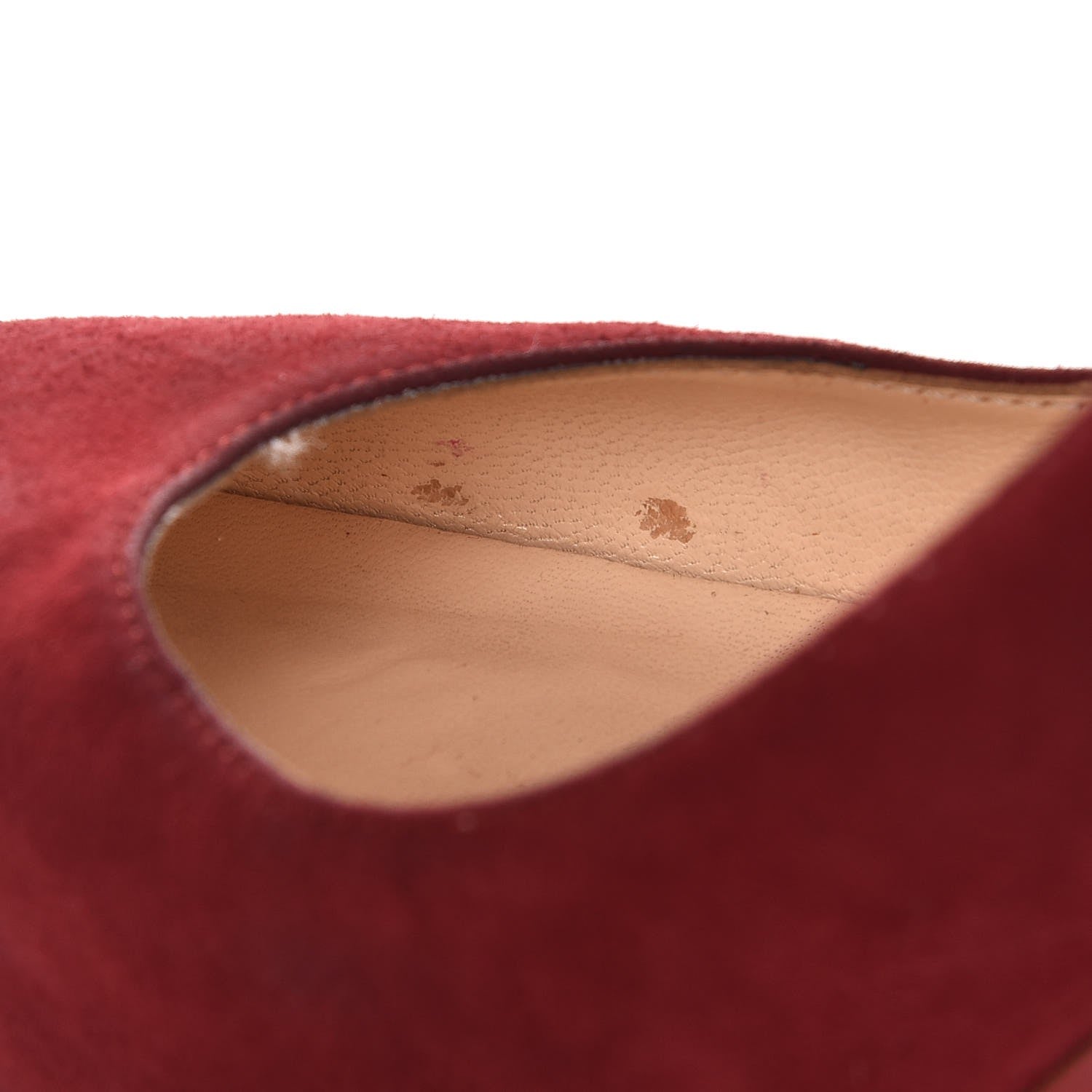 Christian Louboutin Suede Declic 120 Pumps 37 Dark Red 13 of 13