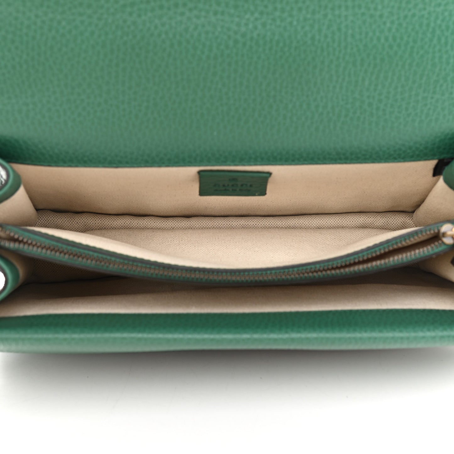 Pebbled Calfskin Small Dionysus Shoulder Bag Emerald