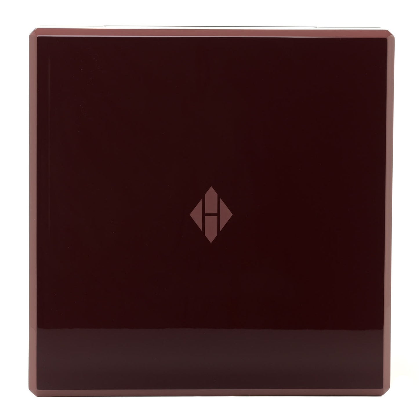 Lacquered Wood Smooth Taurillon Facettes Jewelry Box