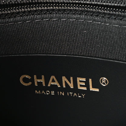 Chanel Lambskin Patent Calfskin Quilted Small Flap Bag Black 6 of 11