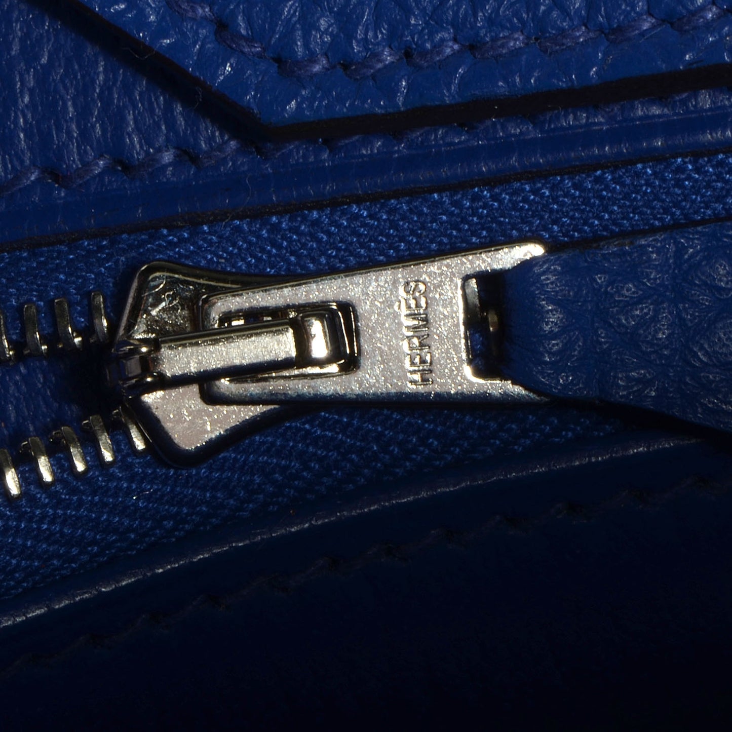 Togo Birkin 35 Bleu Electrique