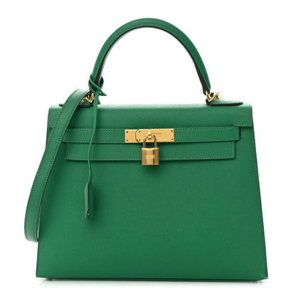 Hermes Epsom Kelly Sellier 28 Cactus 1 of 18