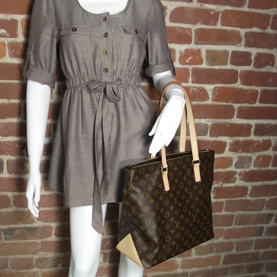 Louis Vuitton Monogram Cabas Mezzo 2 of 9