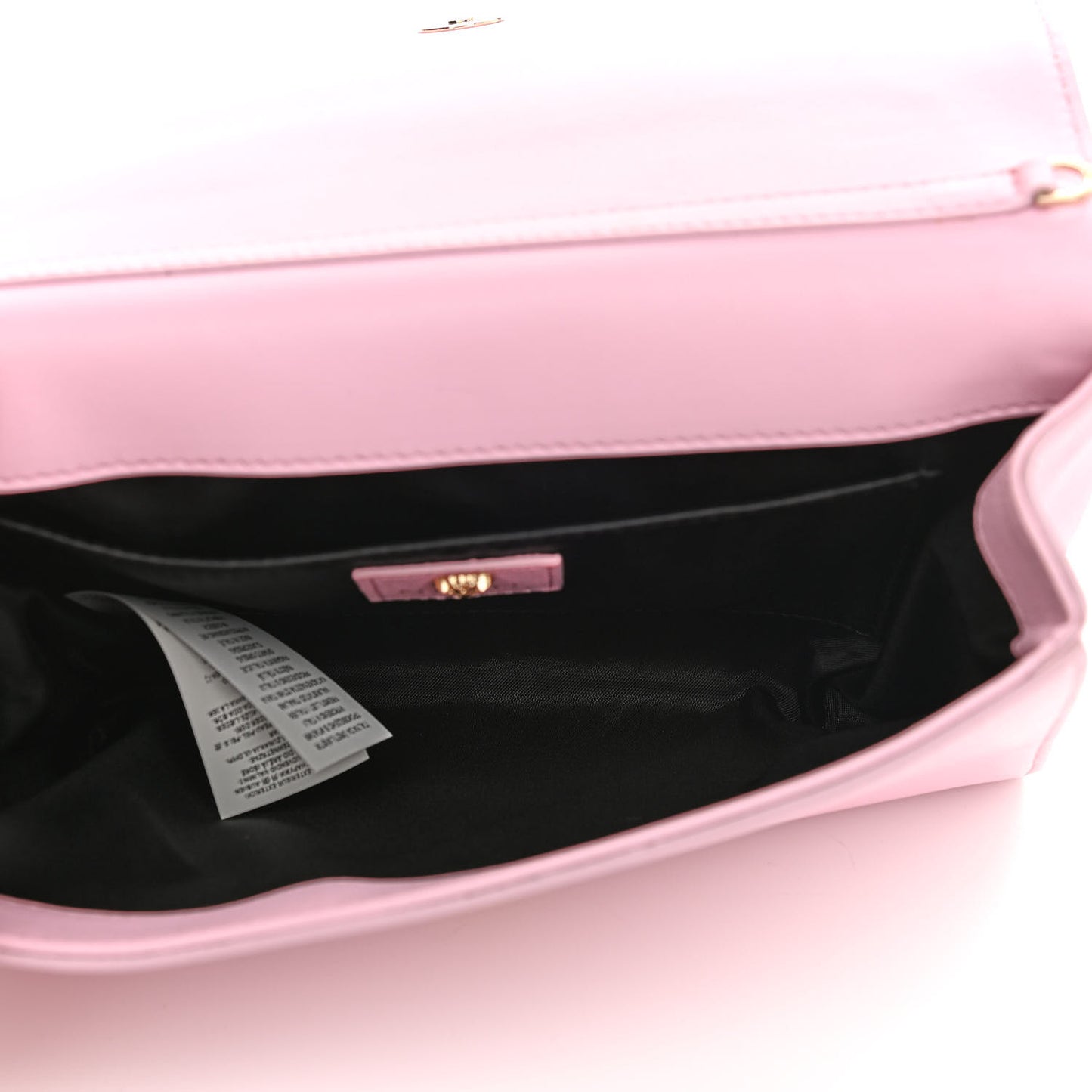Smooth Calfskin Palazzo Chain Evening Bag Pink
