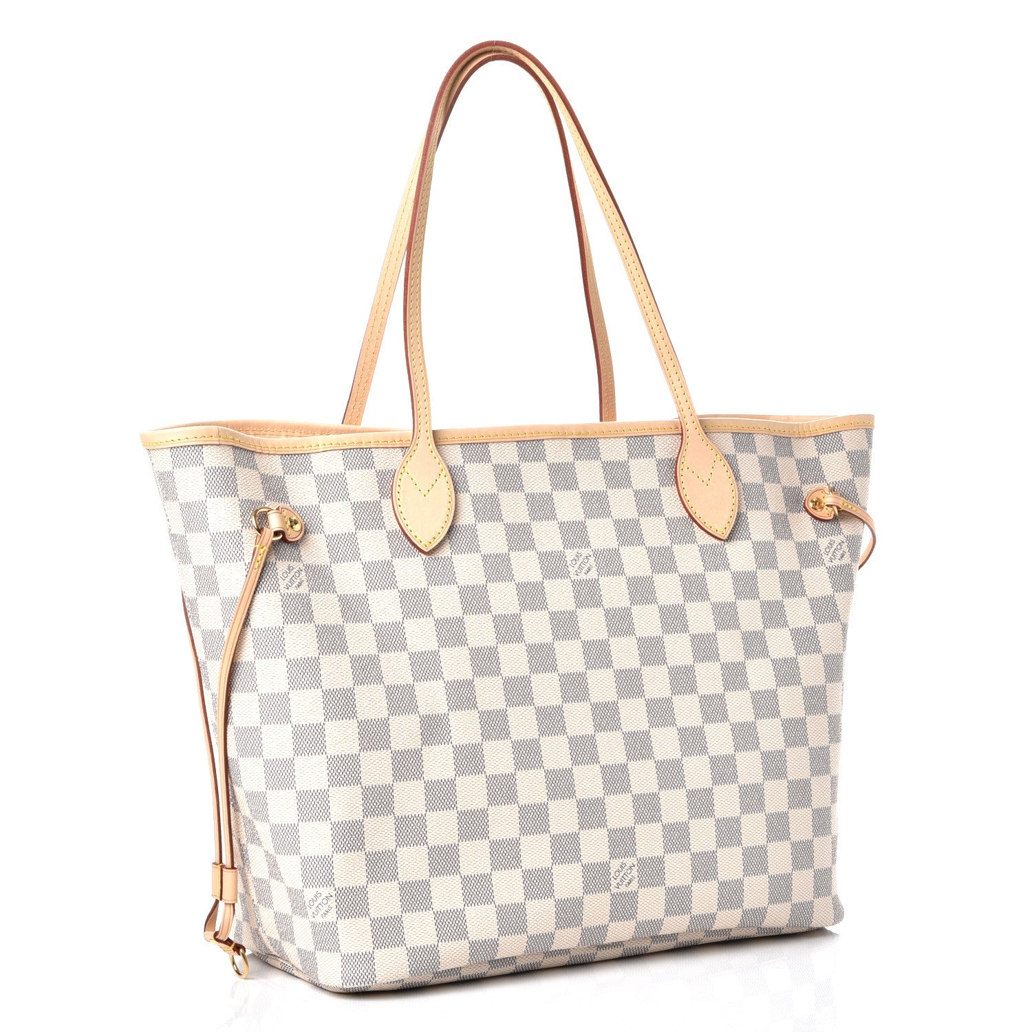 Louis Vuitton Damier Azur Neo Neverfull MM Rose Ballerine 3 of 8