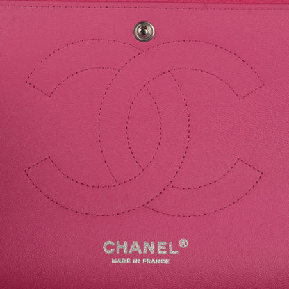 Chanel Iridescent Caviar Quilted Jumbo Double Flap Pink 10 of 13