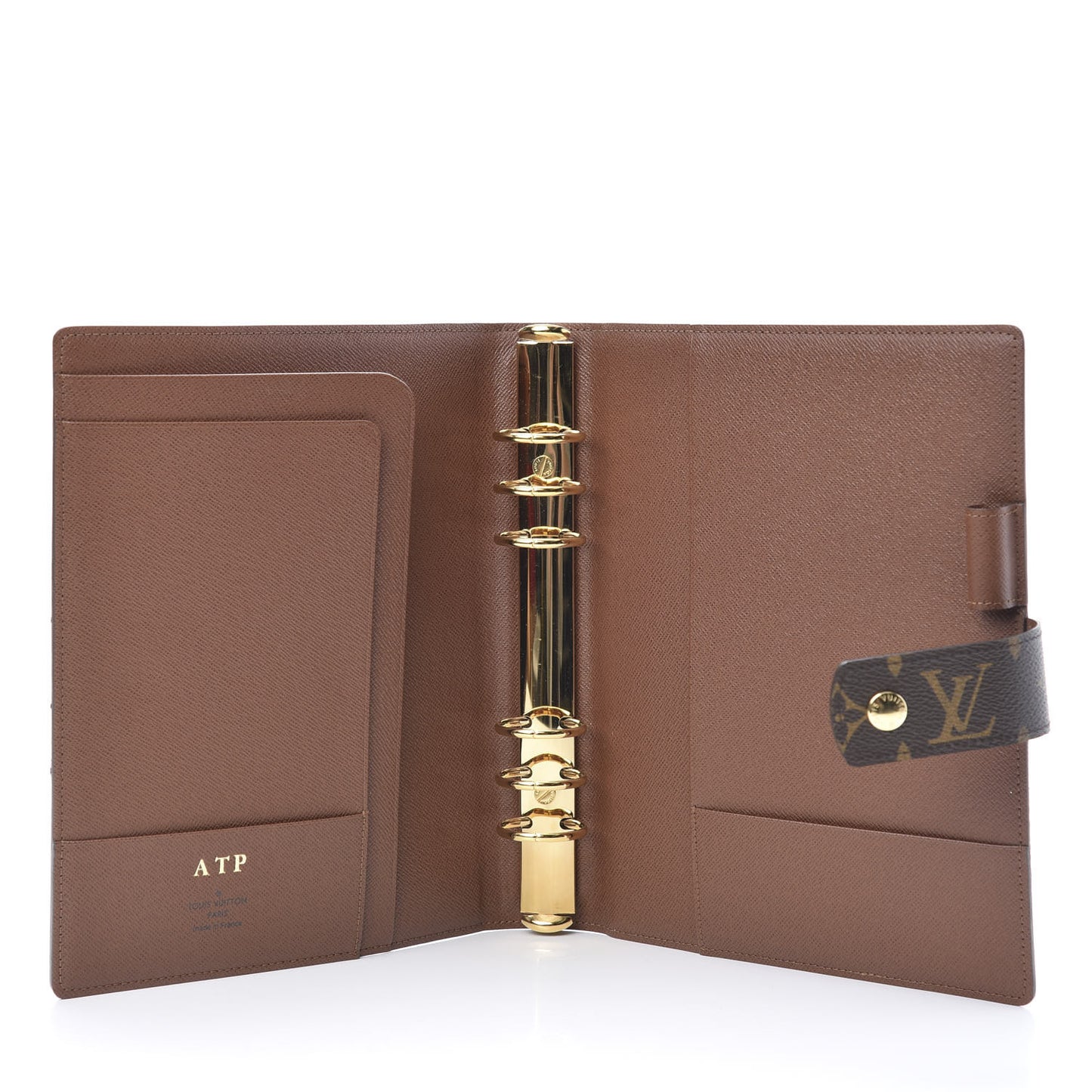 Monogram Large Ring Agenda Cover