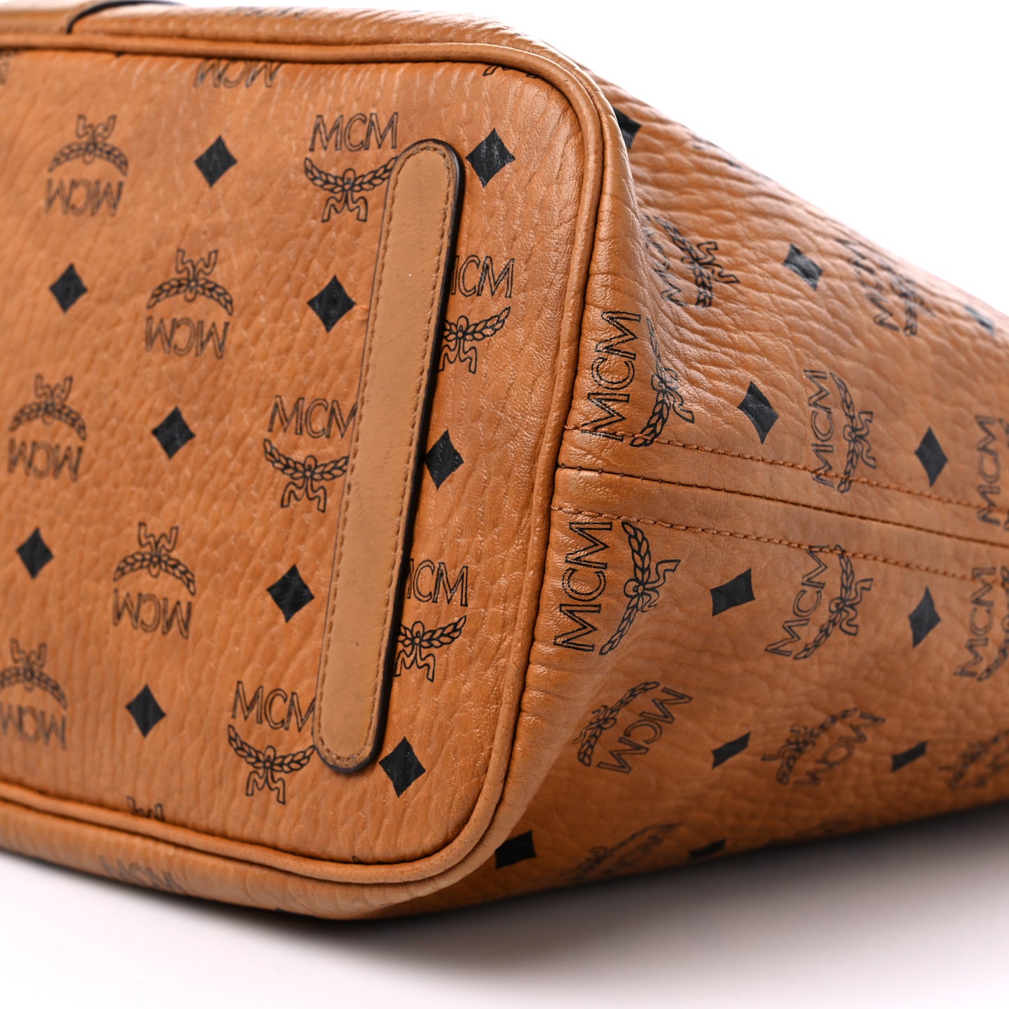 Visetos Medium Liz Reversible Shopper Tote Cognac