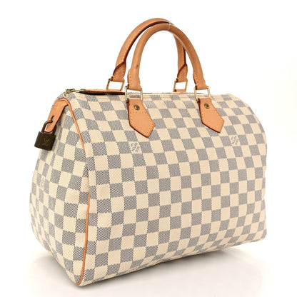 Louis Vuitton Damier Azur Speedy 30 3 of 12